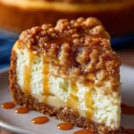 Apple Crisp Cheesecake
