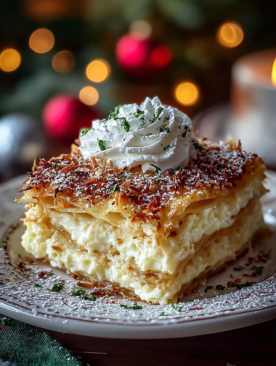 Bake Christmas Coconut Lasagna: A Festive Delight - Bake Christmas Coconut Lasagna - main visual representation