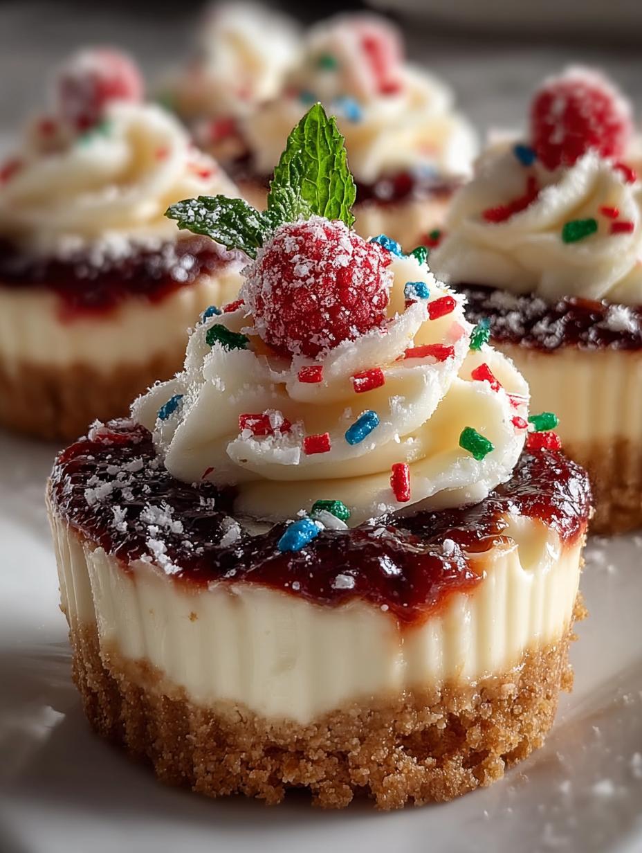 Bake Christmas Mini Cheesecakes: 12 Festive Treats - Bake Christmas Mini Cheesecakes - main visual representation