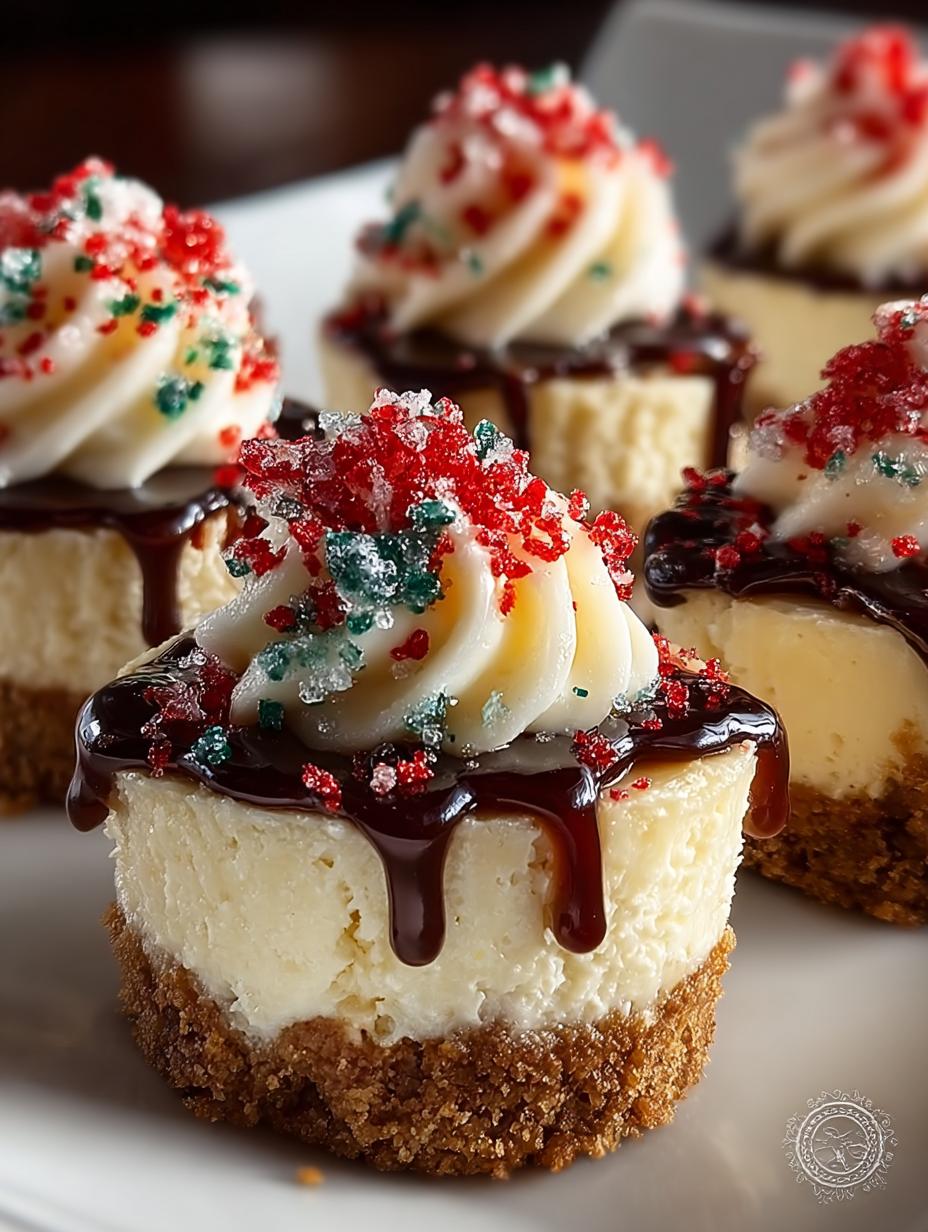 Bake Christmas Mini Cheesecakes: 12 Festive Treats - Bake Christmas Mini Cheesecakes - additional detail