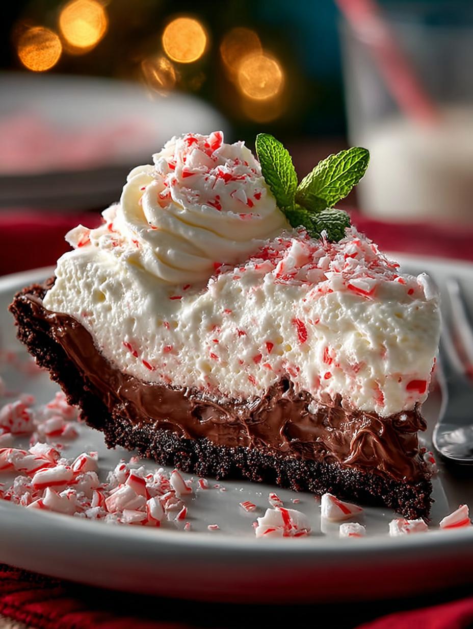 Bake Christmas Peppermint Pie