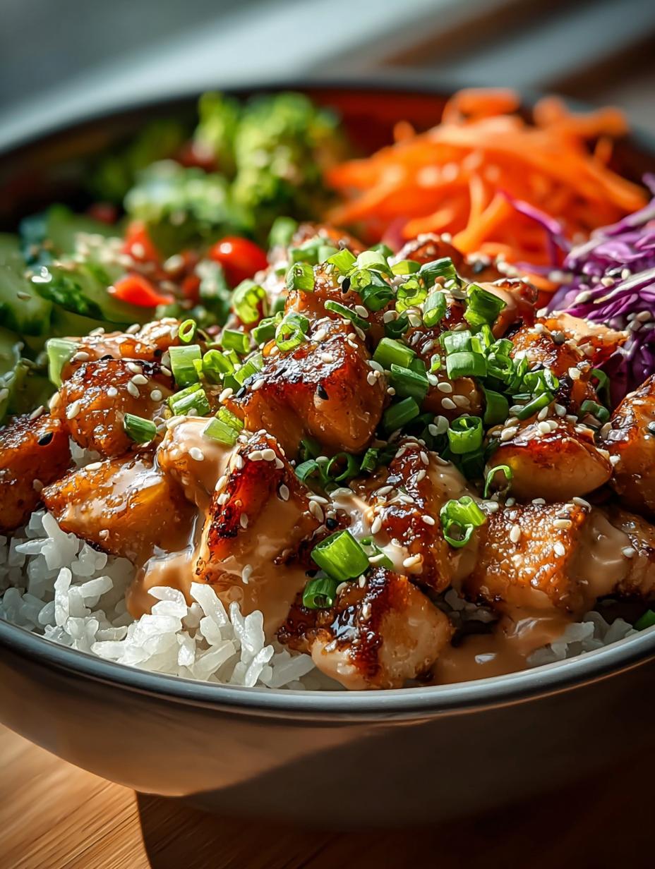 Bang Bang Chicken Bowl: Easy & Delicious Dinner - Bang Bang Chicken Bowl - additional detail