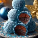 Blue Christmas Truffles Festive