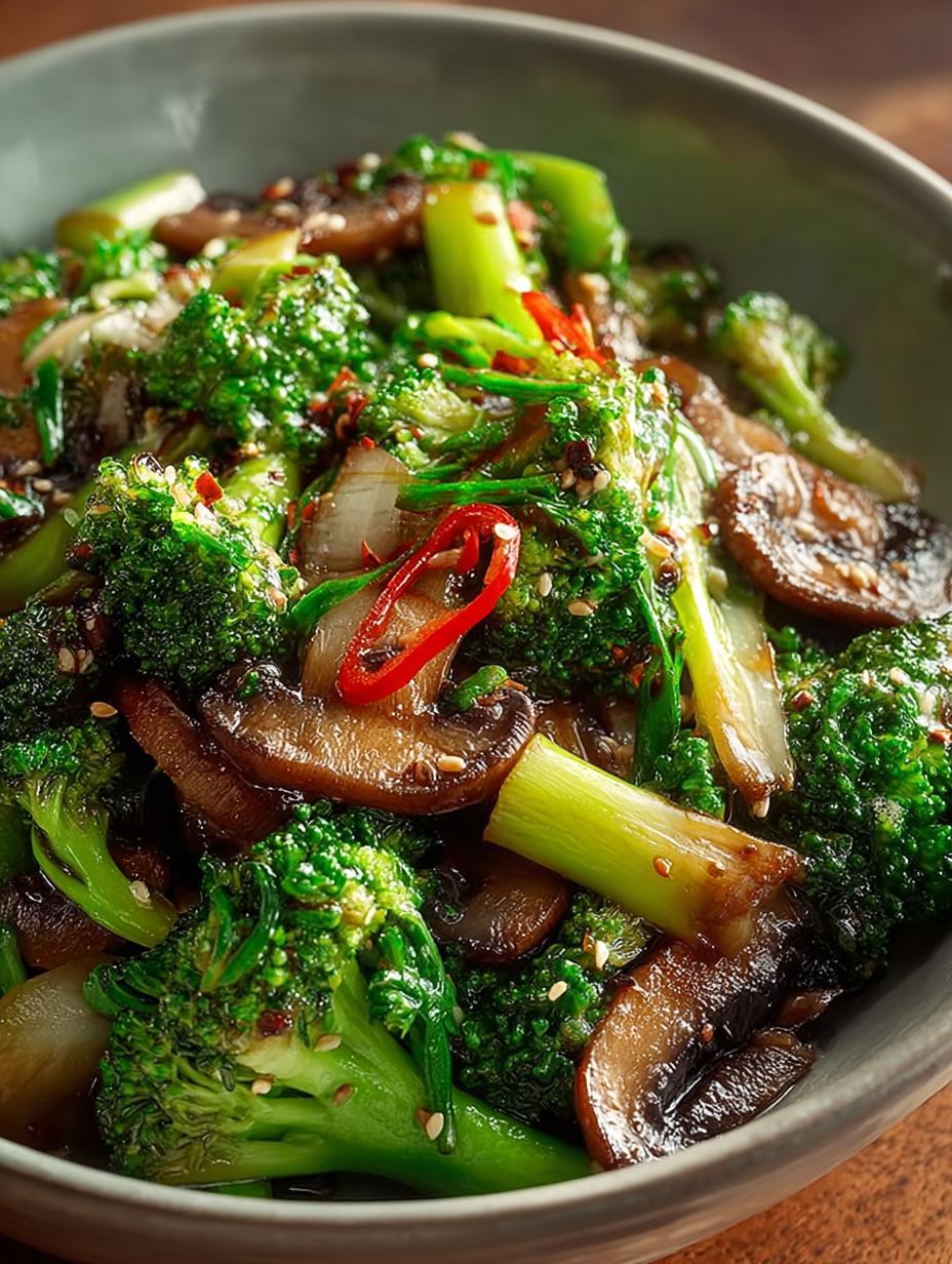 Broccoli Mushroom Stir Fry: 5 Steps to Deliciousness - Broccoli Mushroom Stir Fry - additional detail