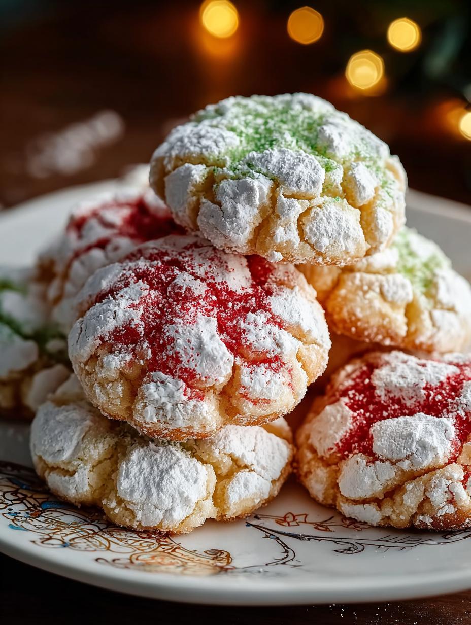 Christmas Crinkle Cookies: 24 Festive Delights to Bake - Christmas Crinkle Cookies - additional detail
