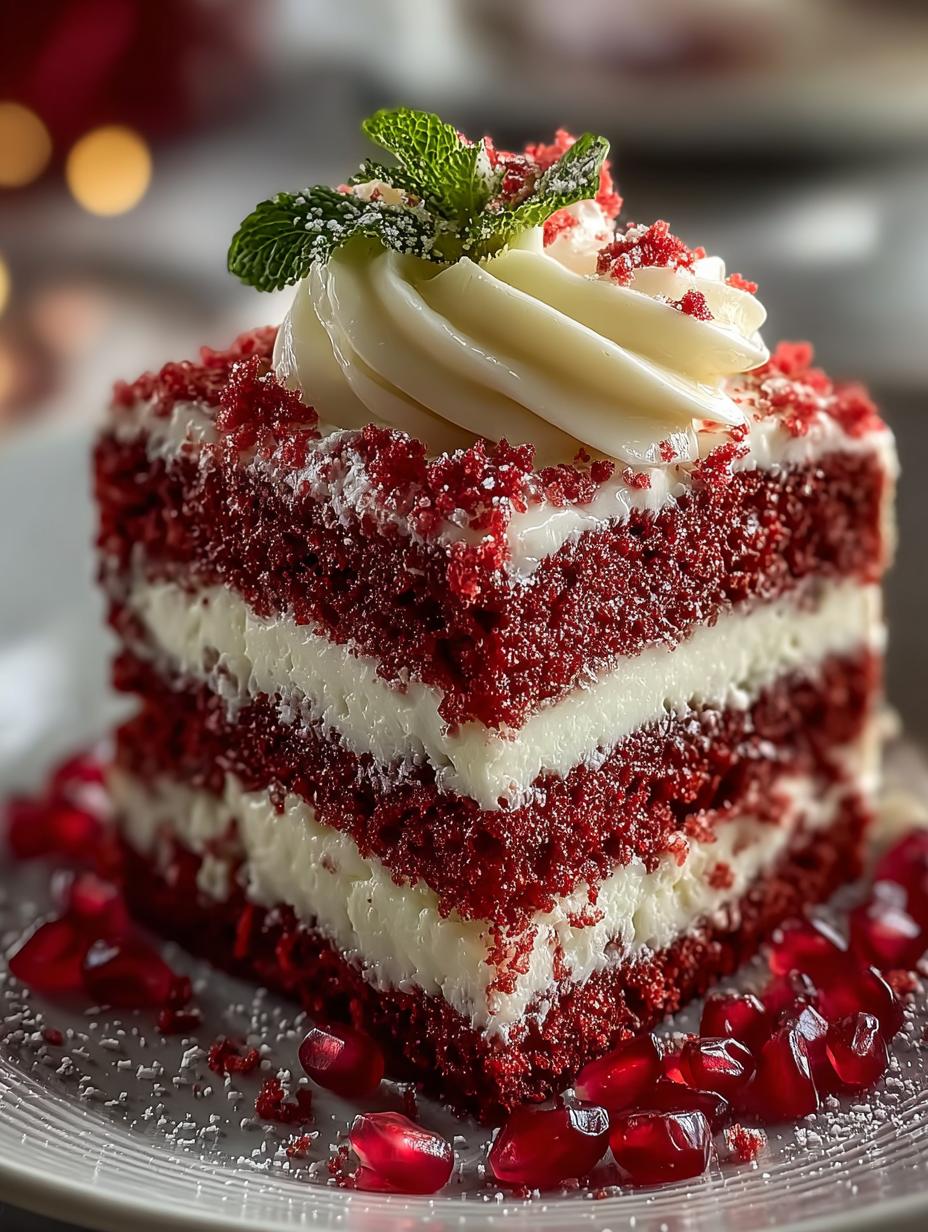 Christmas Red Velvet Poke Cake: 5 Festive Secrets - Christmas Red Velvet Poke - additional detail