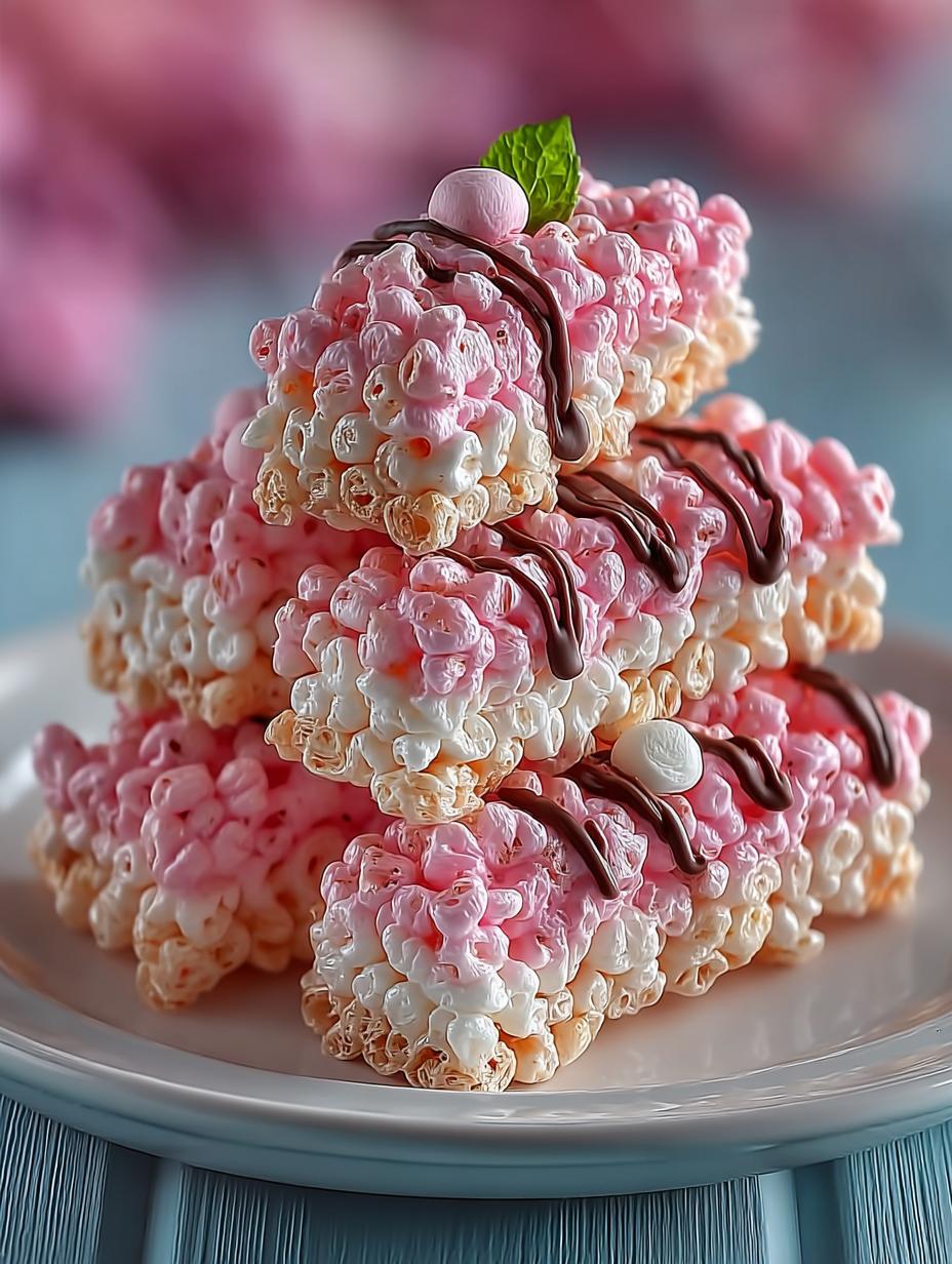 Delightful Cotton Candy Rice Krispies Twists Recipe - Cotton Candy Rice Krispies - additional detail