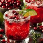 Cranberry Mistletoe Margaritas