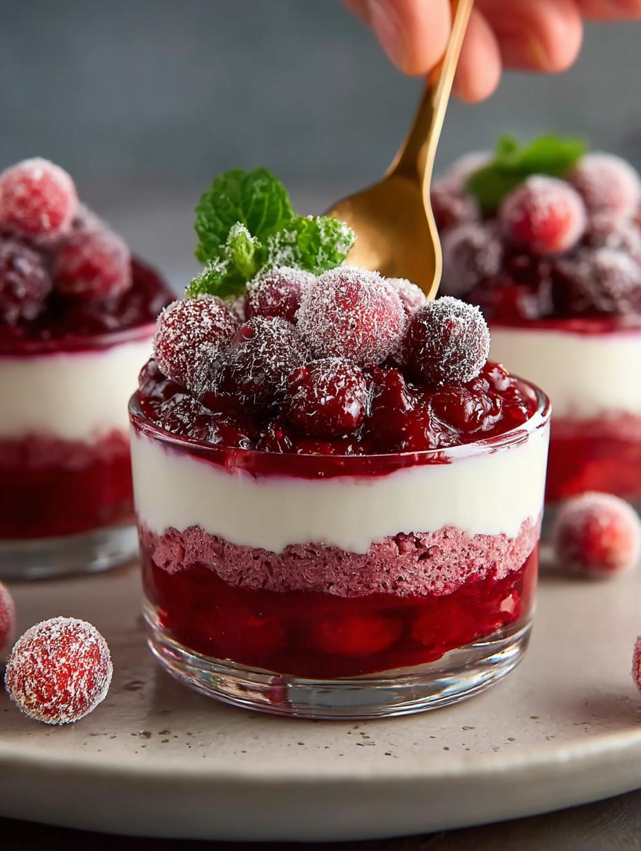 Irresistible Cranberry Mousse Cups for Holiday Joy - Cranberry Mousse Cups - main visual representation