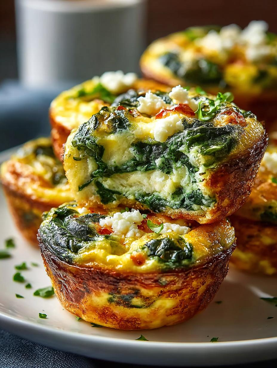 Egg Muffins with Spinach