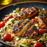 Flavorful Mediterranean Chicken Orzo