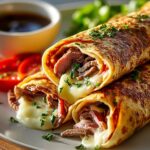 French Dip Tortilla Roll