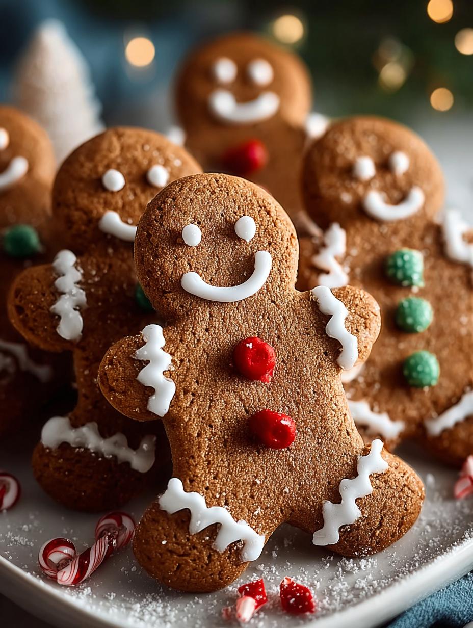Irresistible Gingerbread Men Sugar Cookies Recipe - Gingerbread Men Sugar Cookies - additional detail
