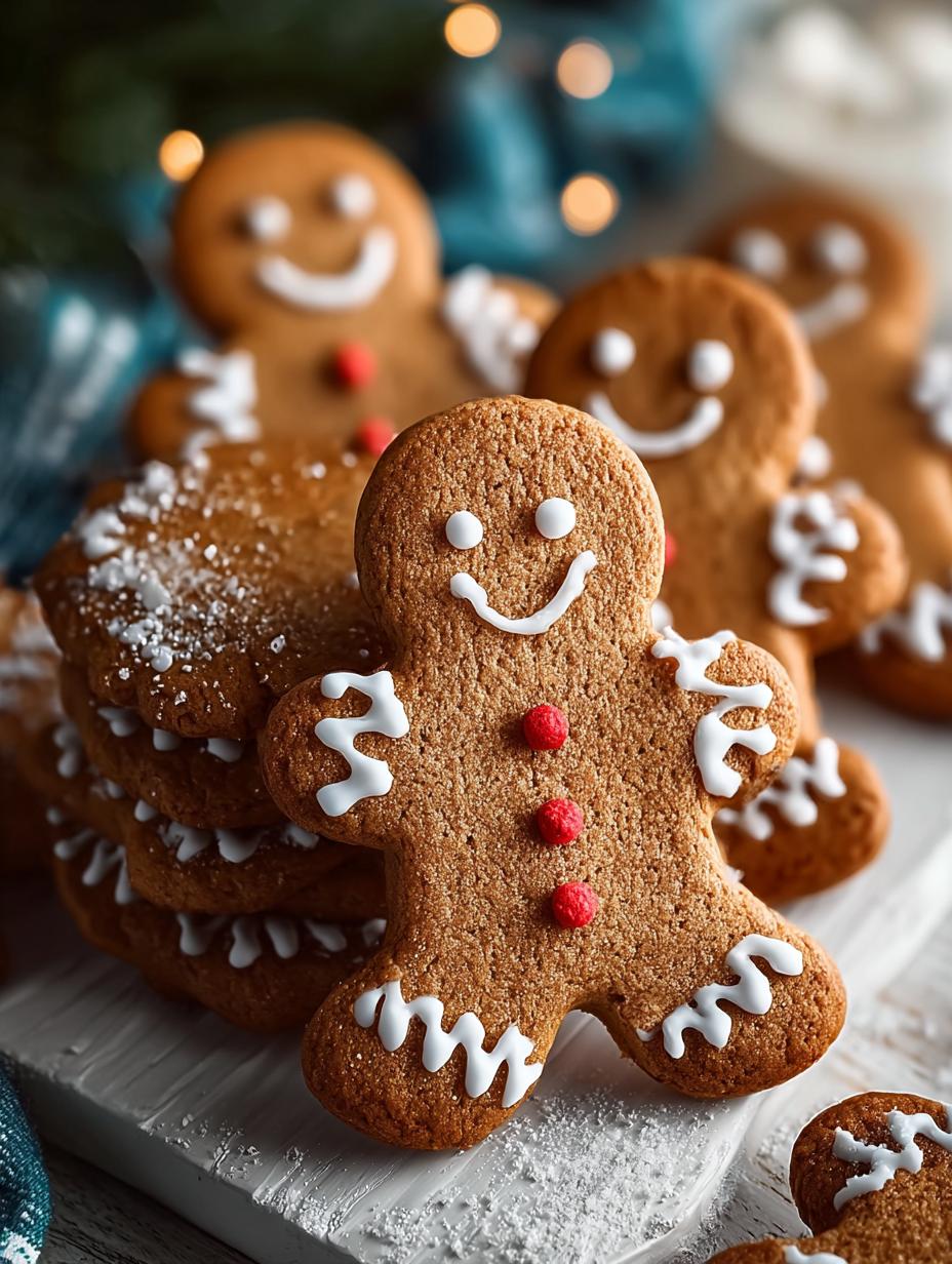 Gingerbread Men Sugar Cookies