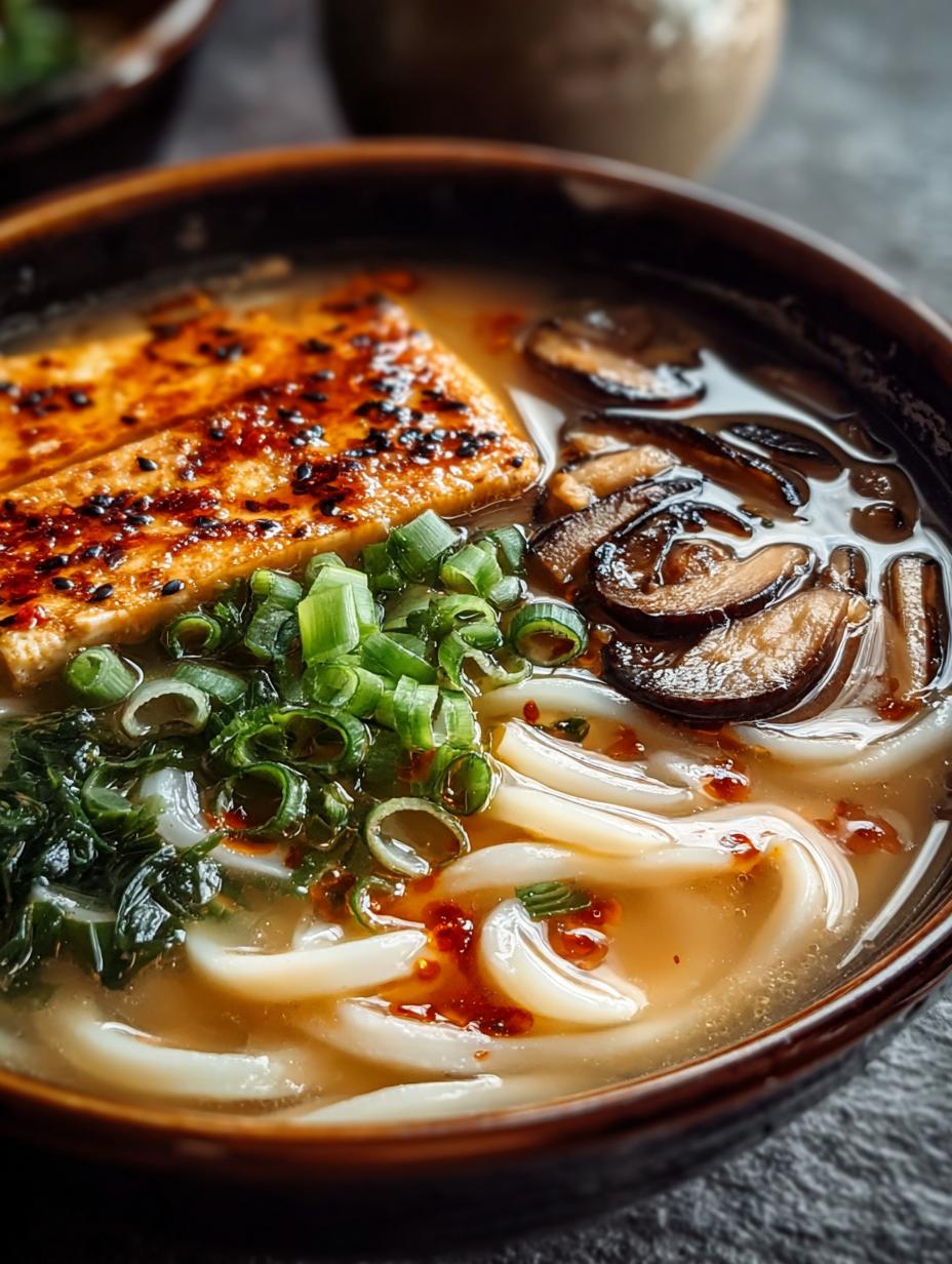 Heartwarming Miso Udon Noodle Soup for Comfort - Heartwarming Miso Udon Noodle - main visual representation