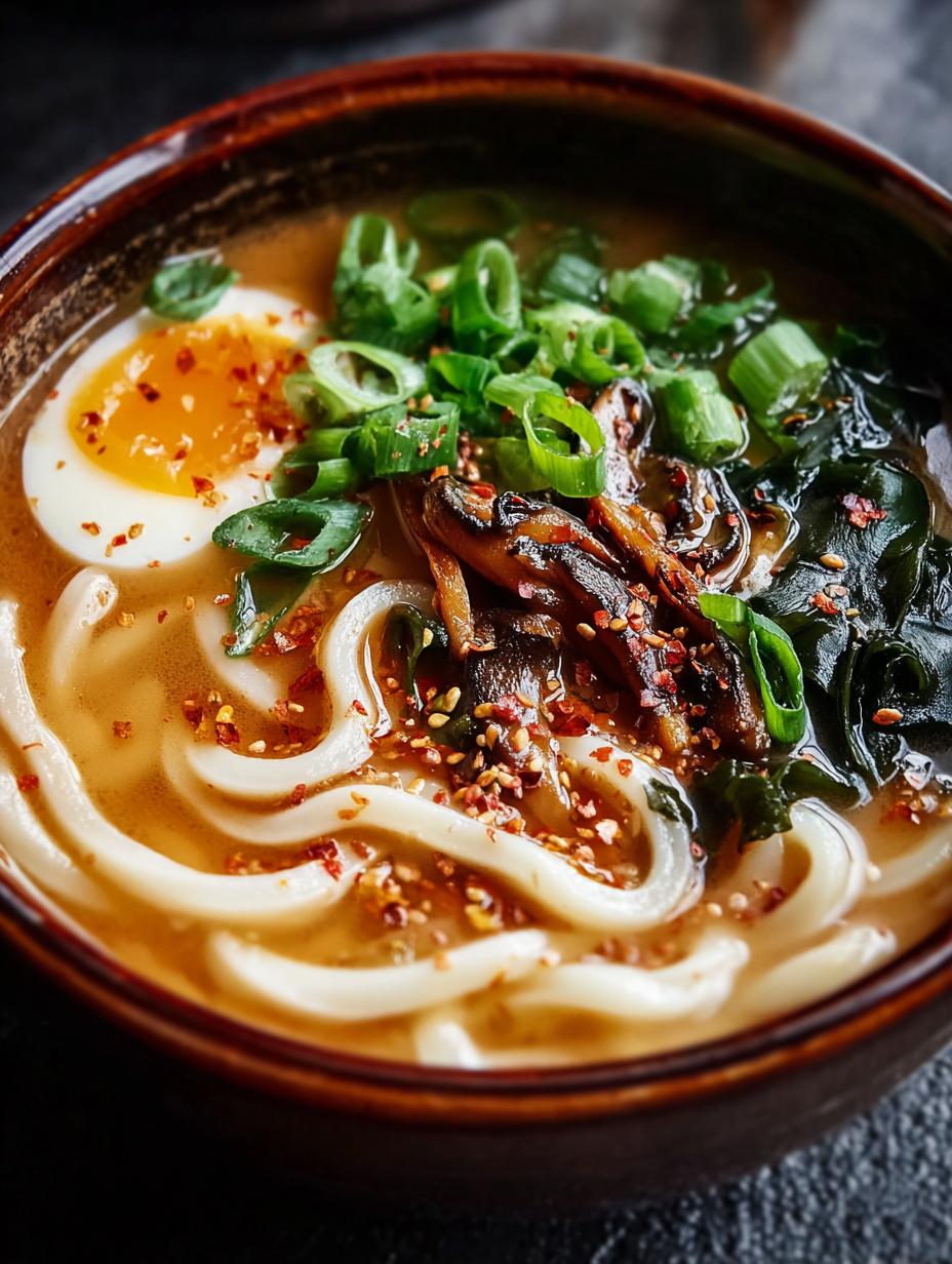 Heartwarming Miso Udon Noodle