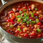 Hearty Turkey Vegetable Chili