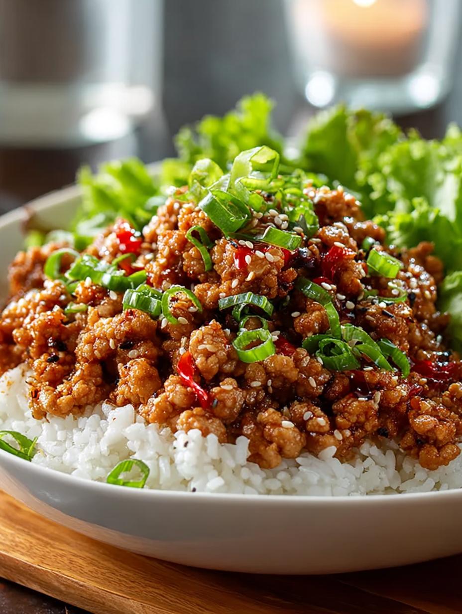 Honey Garlic Ground Turkey
