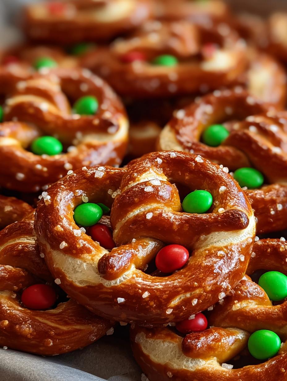 Mint Christmas Pretzels Hugs: 48 Sweet Festive Bites - Mint Christmas Pretzels Hugs - main visual representation