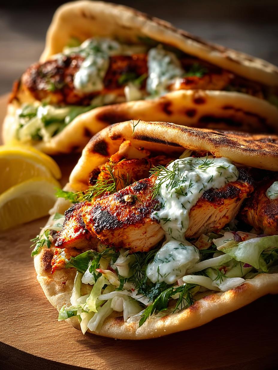 Sheet Pan Chicken Pitas