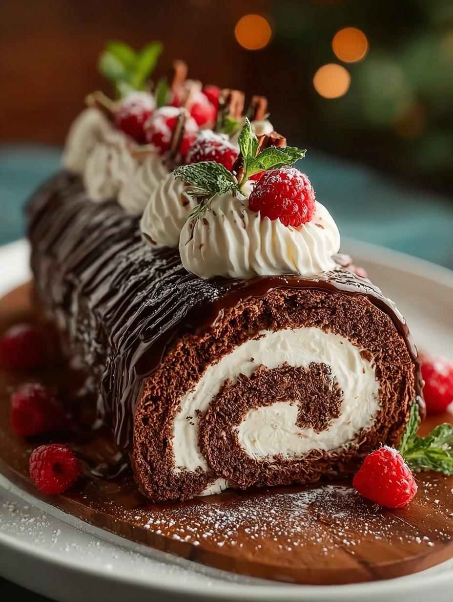 Delicious Yule Log Cake Buche for Your Holiday Treats - Yule Log Cake Buche - main visual representation