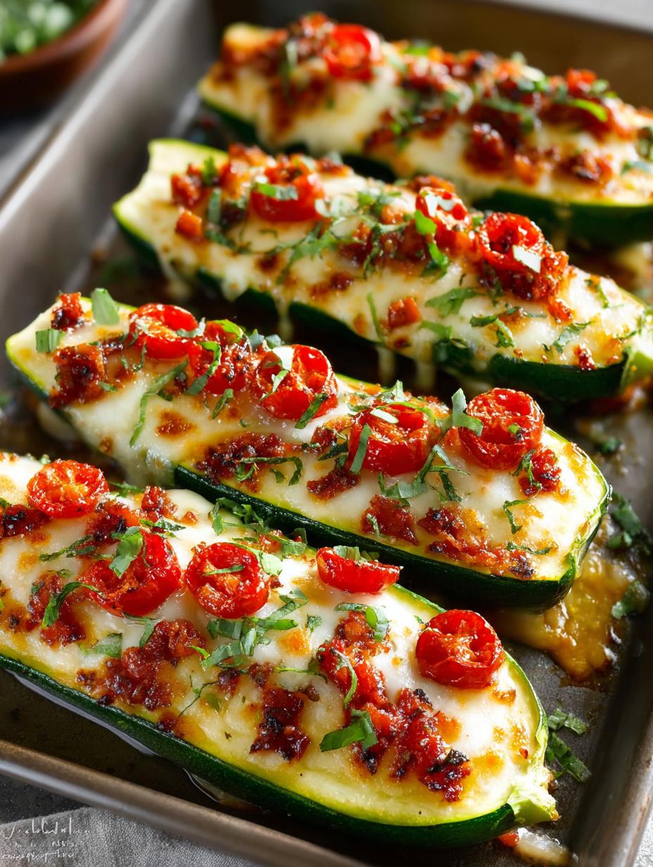 Zucchini Pizza Boats: 7 Scrumptious Ideas for Dinner - Zucchini Pizza Boats - main visual representation