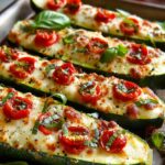 Zucchini Pizza Boats