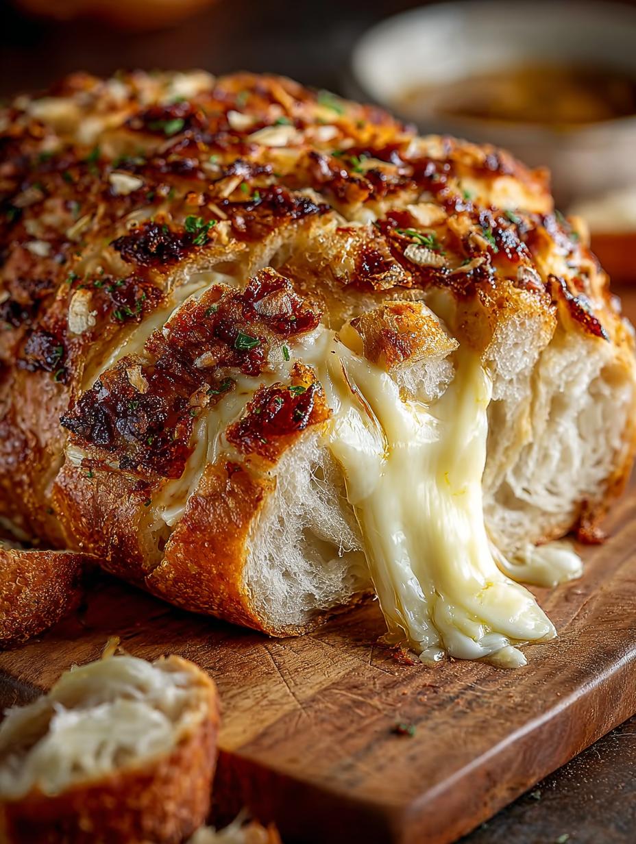 Brie Cheese Bread with