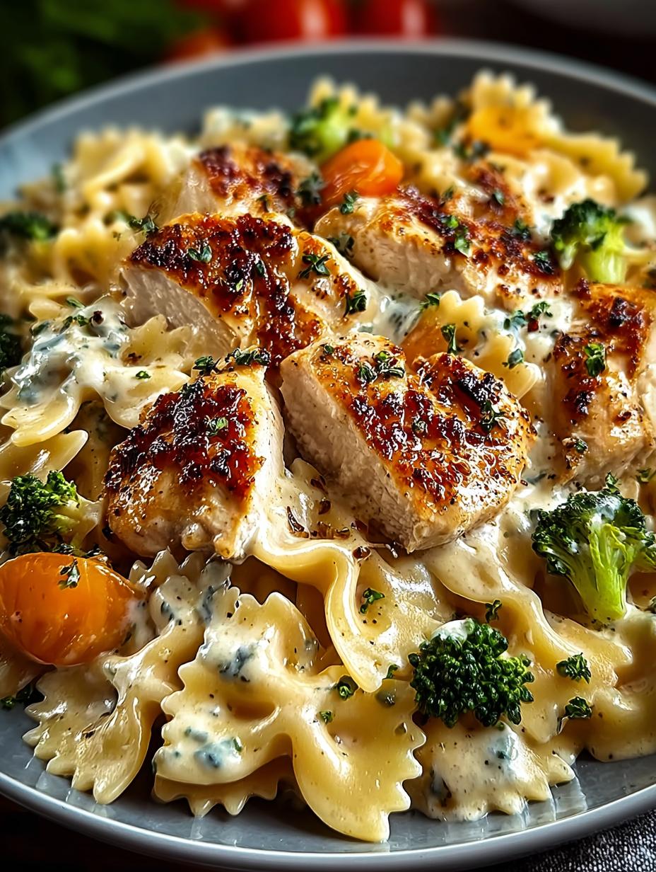 Cheddar Havarti Chicken Bowtie