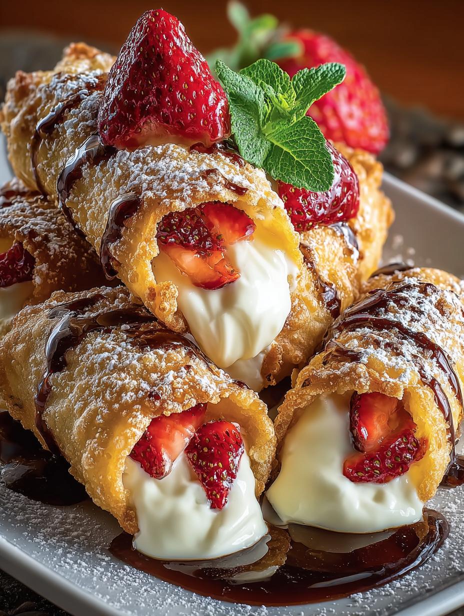 Cheesecake Egg Rolls Dessert: 8 Irresistible Treats 4 Cheesecake Egg Rolls Dessert: 8 Irresistible Treats - Cheesecake Egg Rolls Dessert - main visual representation