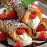 Cheesecake Egg Rolls Dessert