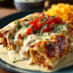 Cheesy Chicken Enchiladas with
