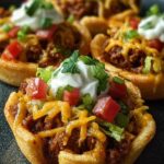 Cheesy Taco Cups Snack