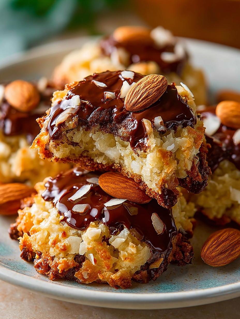 Chocolate Coconut Cookies with