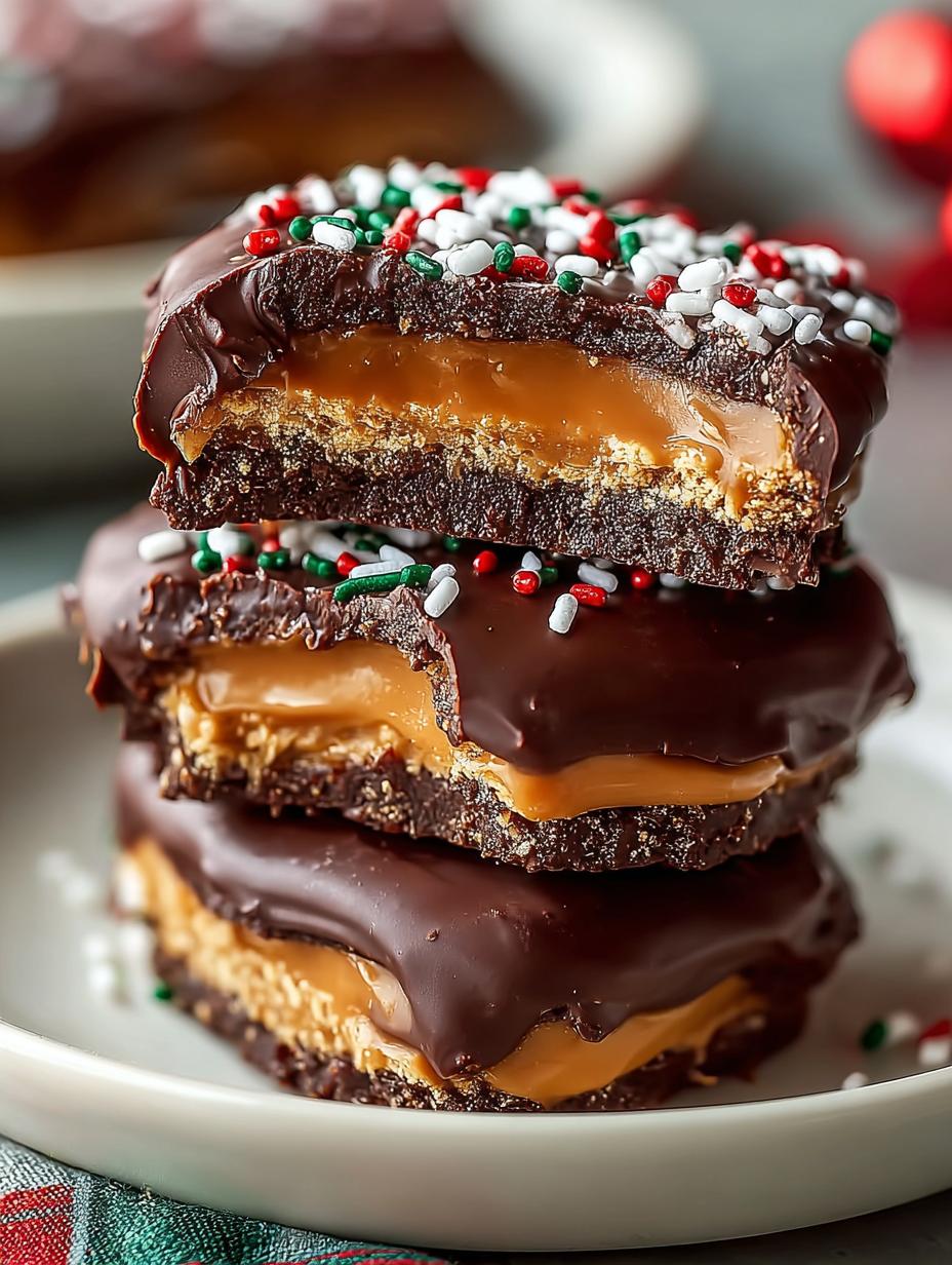 Chocolate Peanut Butter Stacks