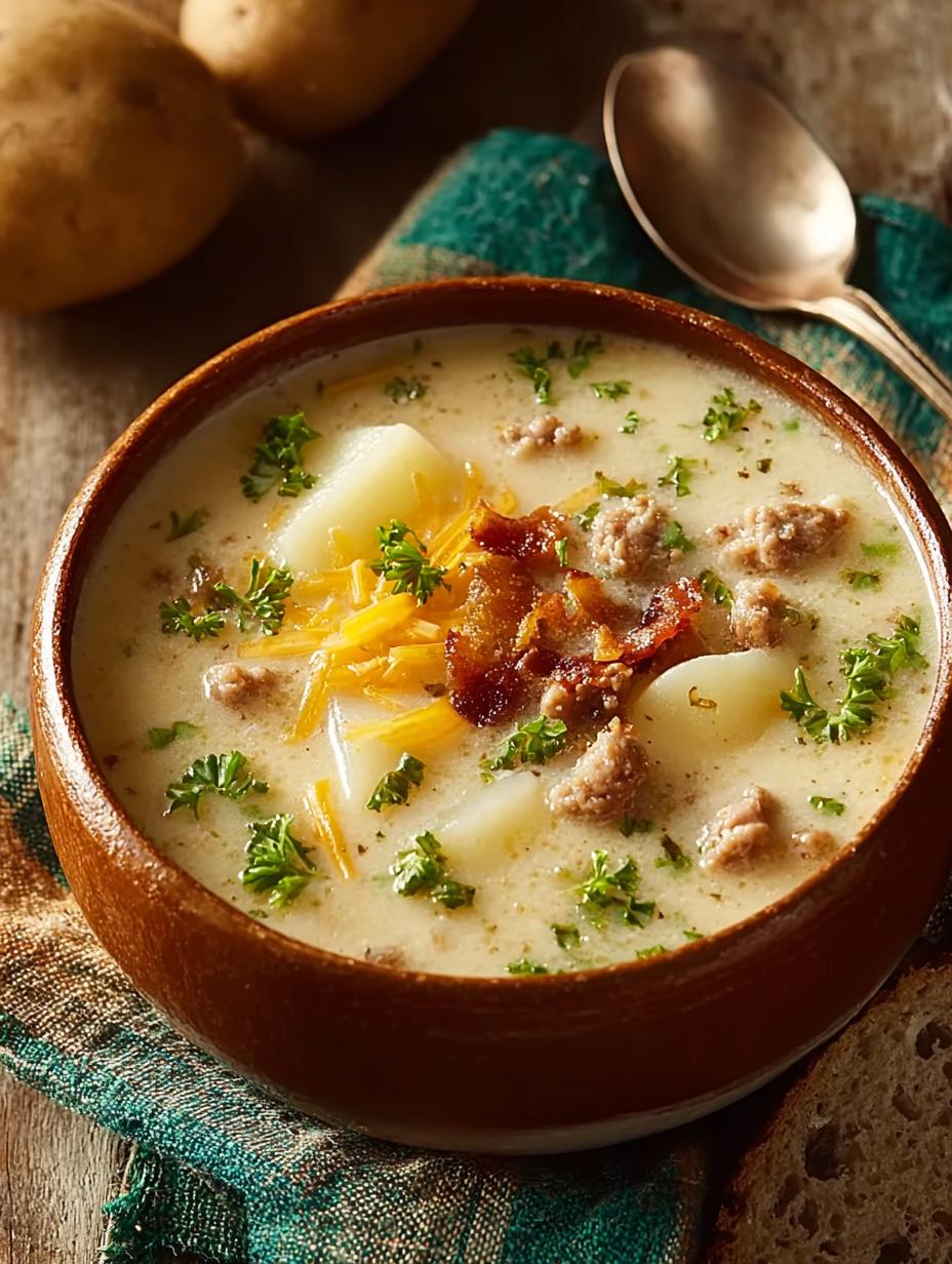 Cozy Crockpot Potato Soup: 6 Hearty Ingredients - Cozy Crockpot Potato Soup - additional detail