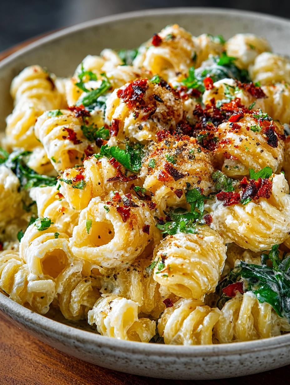 Creamy Cottage Cheese Pasta