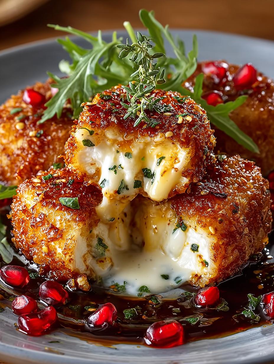 Crispy Fried Goat Cheese Rolls with Sweet Spicy Honey - Crispy Fried Goat Cheese - additional detail