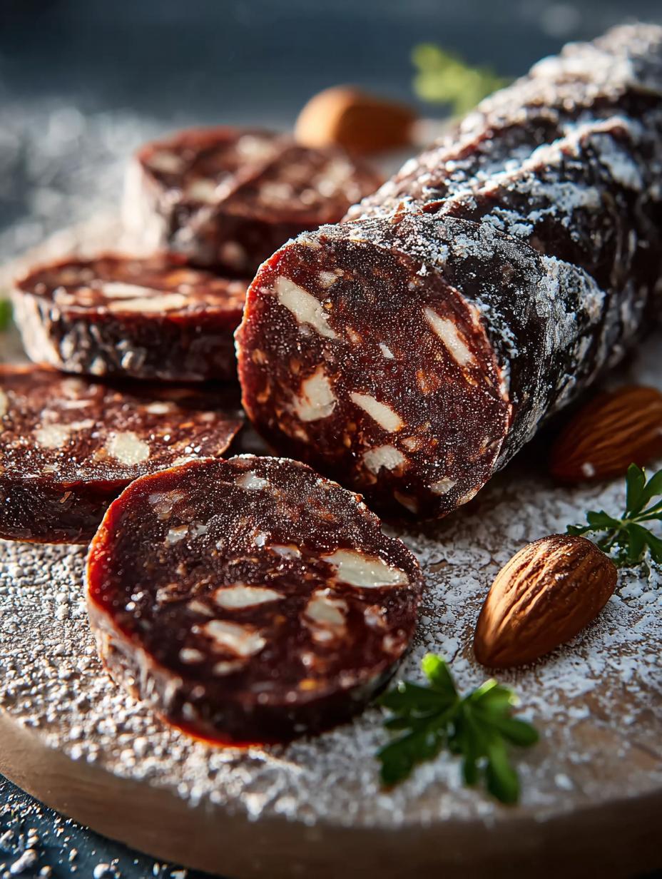 Decadent Chocolate Beef Salami: 12 Hours of Indulgence 4 Decadent Chocolate Beef Salami: 12 Hours of Indulgence - Decadent Chocolate Beef Salami - main visual representation