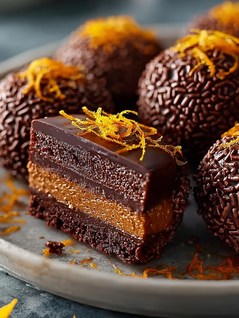 Decadent Orange Chocolate Christmas Truffles Recipe - Decadent Orange Chocolate Christmas - main visual representation
