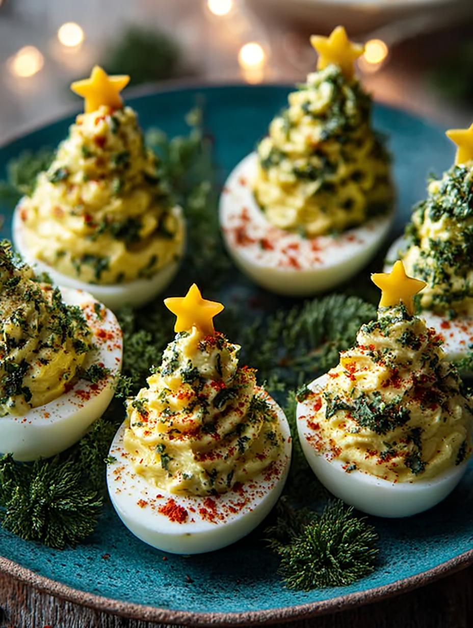 Deviled Egg Christmas Trees: 7 Steps to a Festive Delight - Deviled Egg Christmas Trees - main visual representation