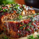 Garlic Parmesan Chicken Meatloaf