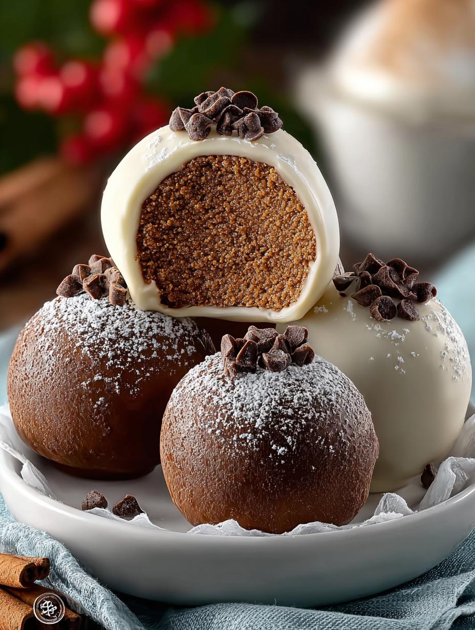 Gingerbread Truffles Holiday Treat: 24 Irresistible Bites - Gingerbread Truffles Holiday Treat - additional detail