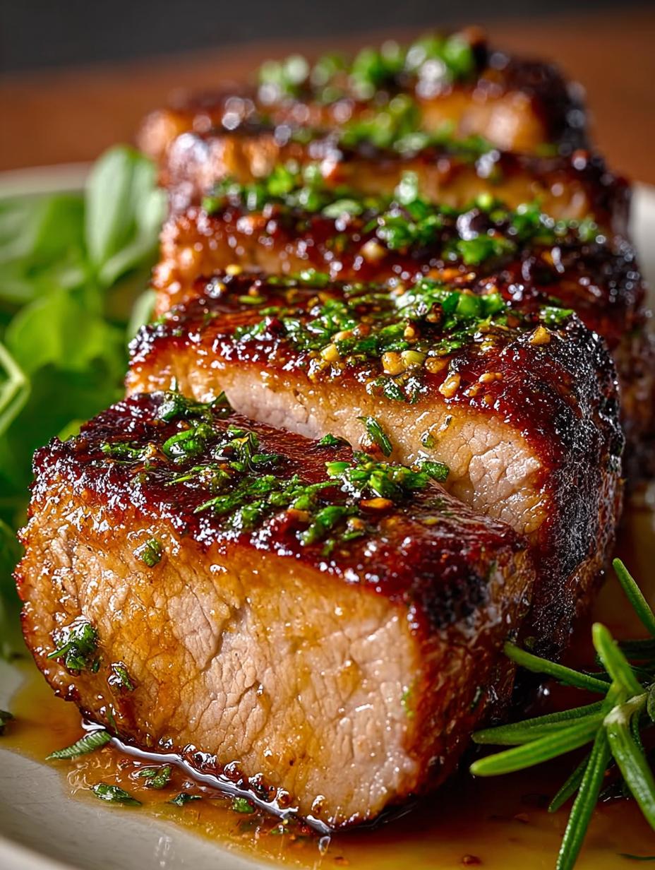 Glazed Maple Mustard Pork