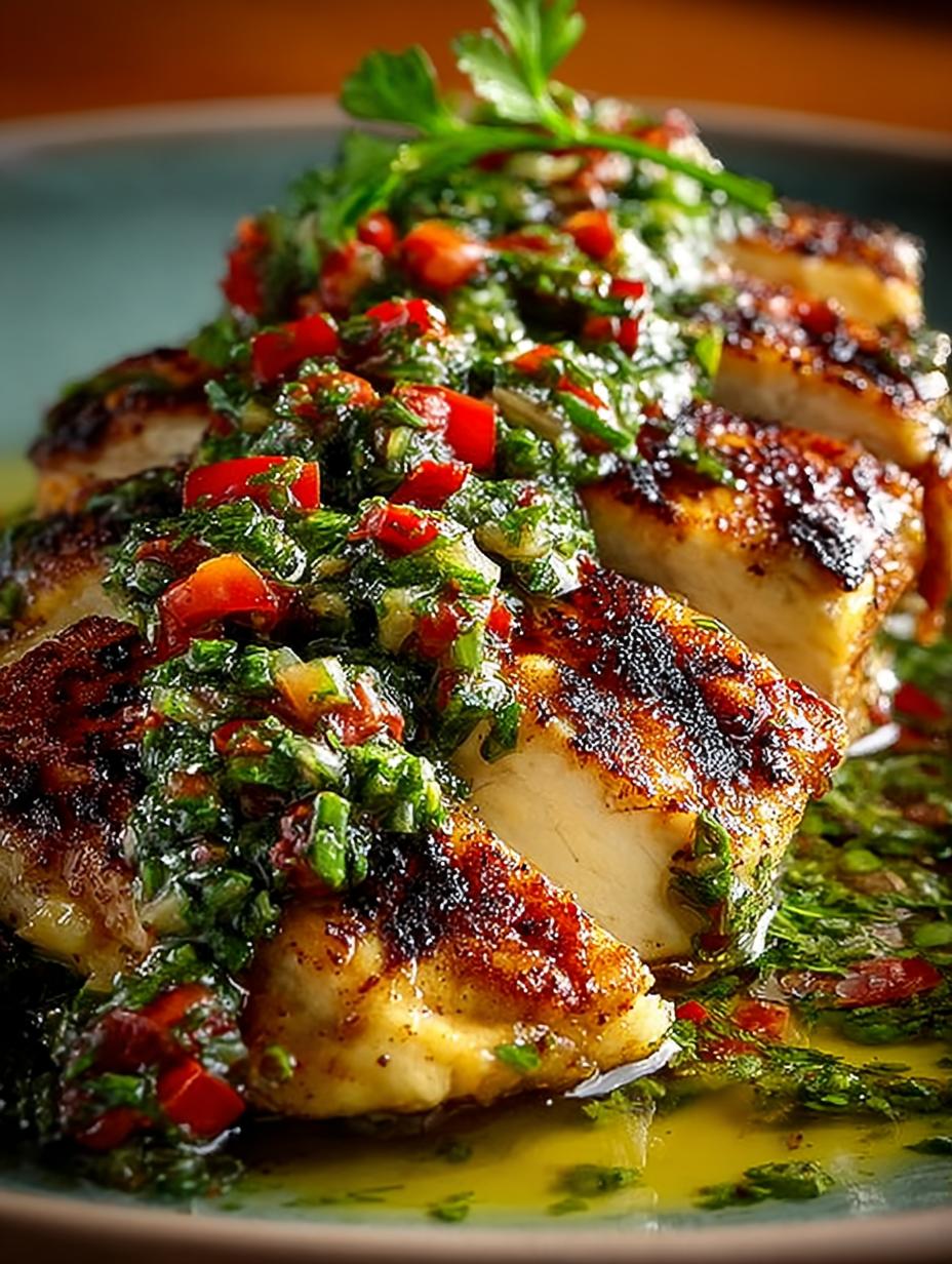 Grilled Salsa Verde Pepper