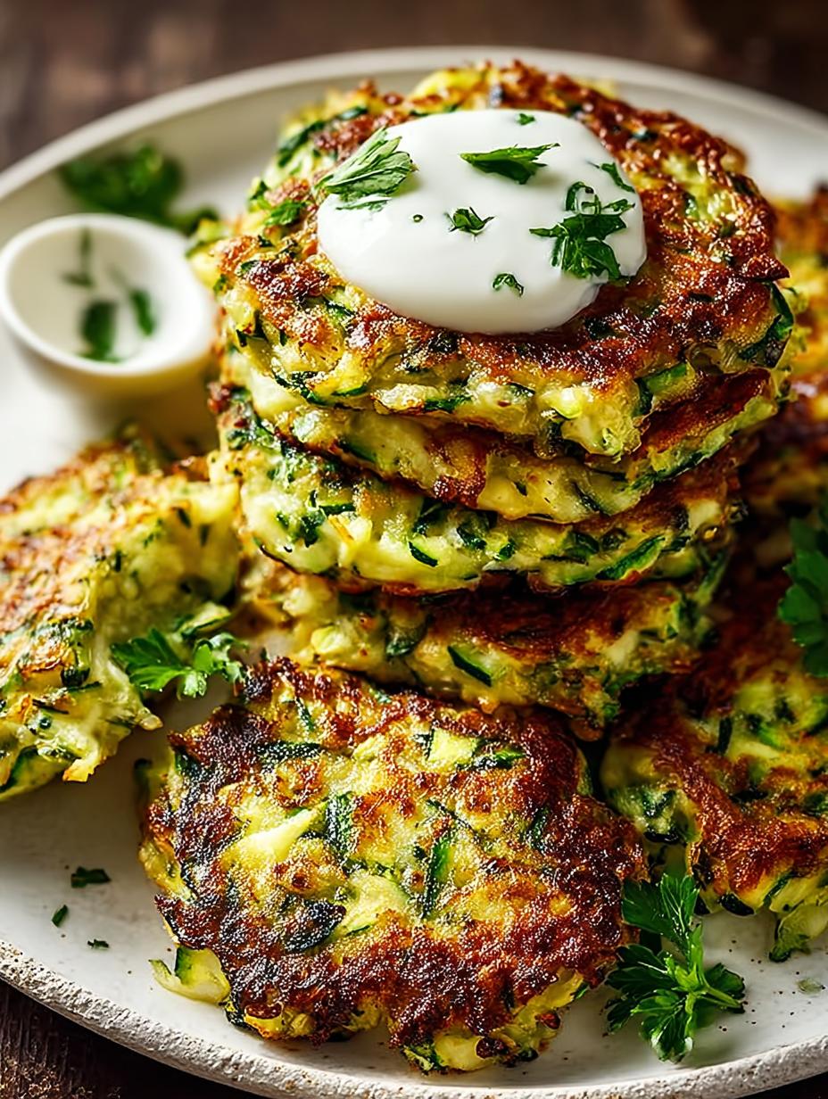 Healthy Zucchini Fritters