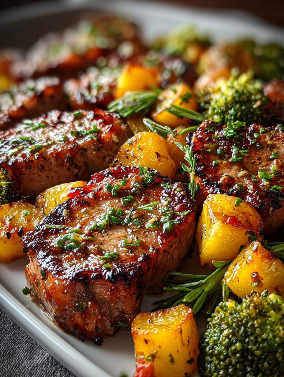 Honey Garlic Sheet Pan