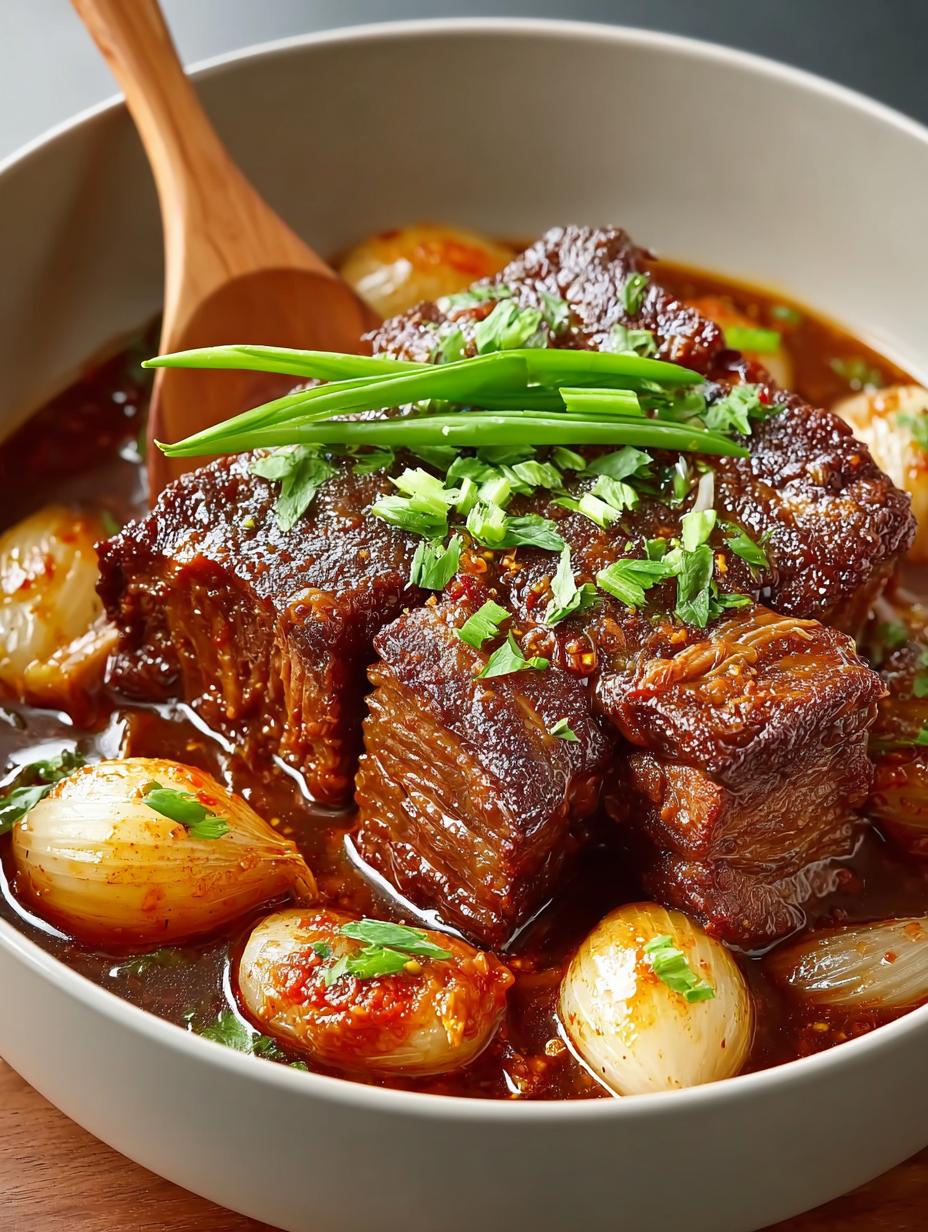 Korean Style Pot Roast: 6 Steps to Comforting Flavor 4 Korean Style Pot Roast: 6 Steps to Comforting Flavor - Korean Style Pot Roast - main visual representation