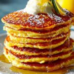 Lemon Ricotta Protein Pancakes