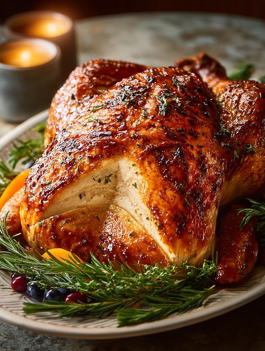 Moist Juicy Roasted Turkey